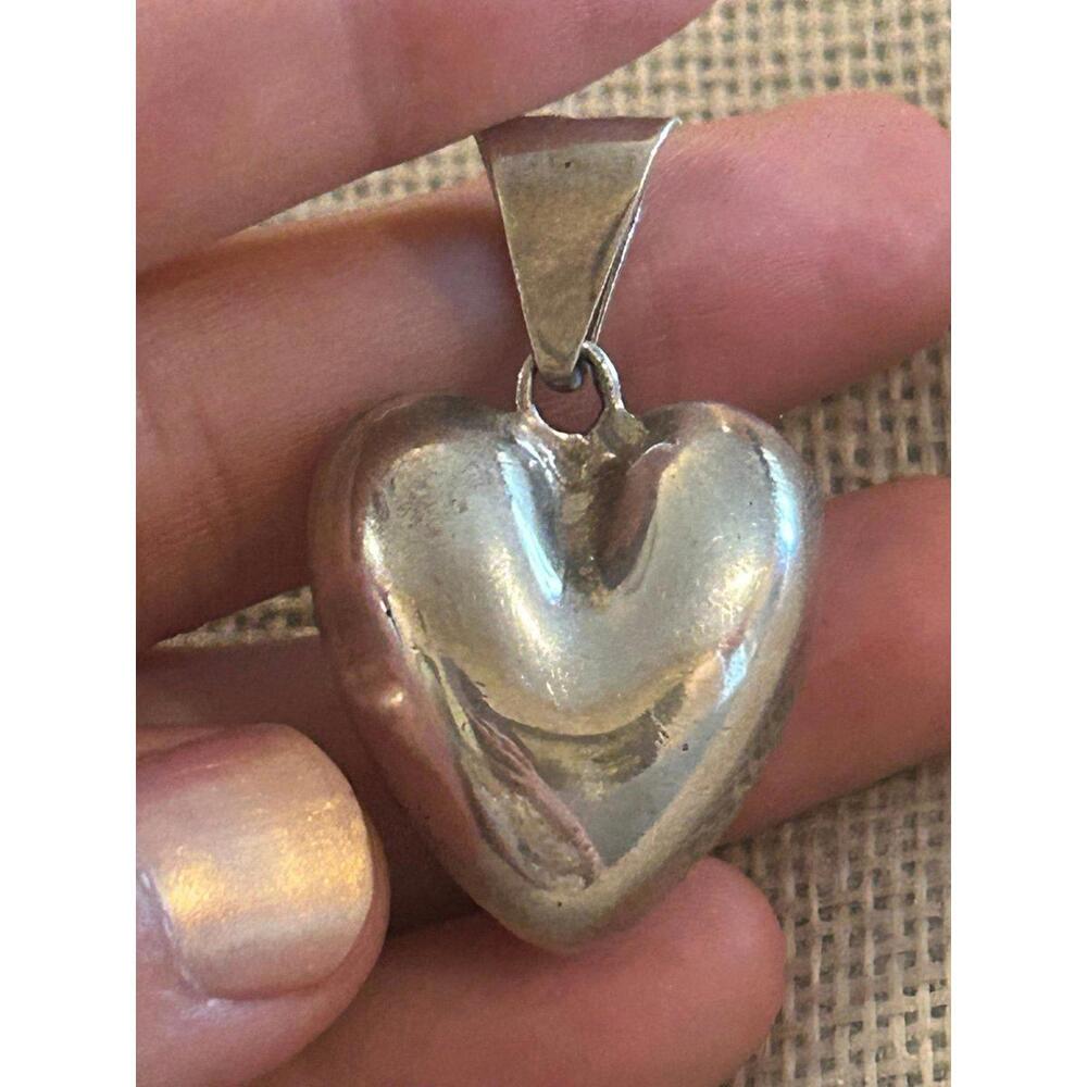 Lot a4001 inch Italy 925 sterling silver pendant  heavy - Picture 5 of 8